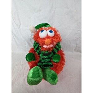Gemmy Red Merry Monster Singing Christmas Tree Sings Deck The Halls Mahna Mahna